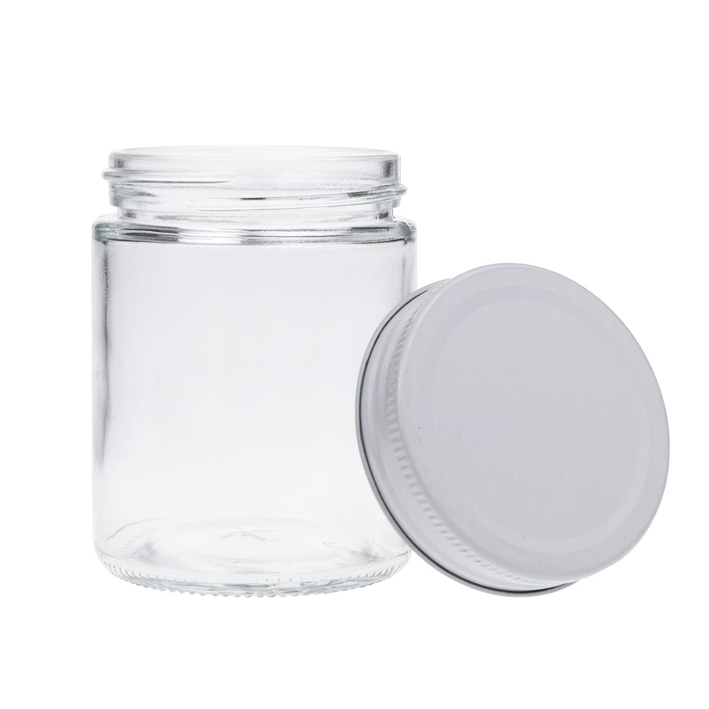 Suwimut 12er-Pack Einmachgläser aus Glas, 9 oz (ca. 255 ml), geradwandige, klare Einmachgläser mit normaler Öffnung, Aufbewahrungsbehälter für Marmelade, Gelee, Honig, Gewürze, Gastgeschenke für Hochzeiten und Babypartys