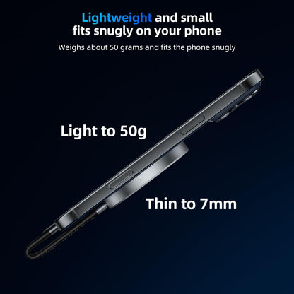 SAN ZANG MASTER Magnetische tragbare Solid-State-Laufwerke: Ultradünnes, tragbares Design für sicheren Halt, einfache Konnektivität und zuverlässige Leistung (1 TB)