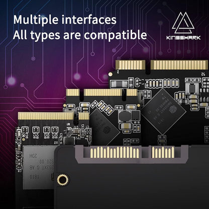 Kingshark M.2 2242 SSD 64GB Ngff Internal Solid State Drive High-Performance Hard Drive for Desktop Laptop SATA III 6Gb/s Includes SSD (64GB, M.2 224