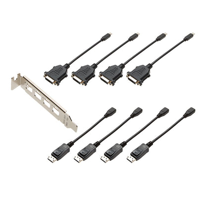 PNY NVIDIA NVS 510 Grafikkarte mit DisplayPort- und DVI-Zubehör VCNVS510DVI-PB