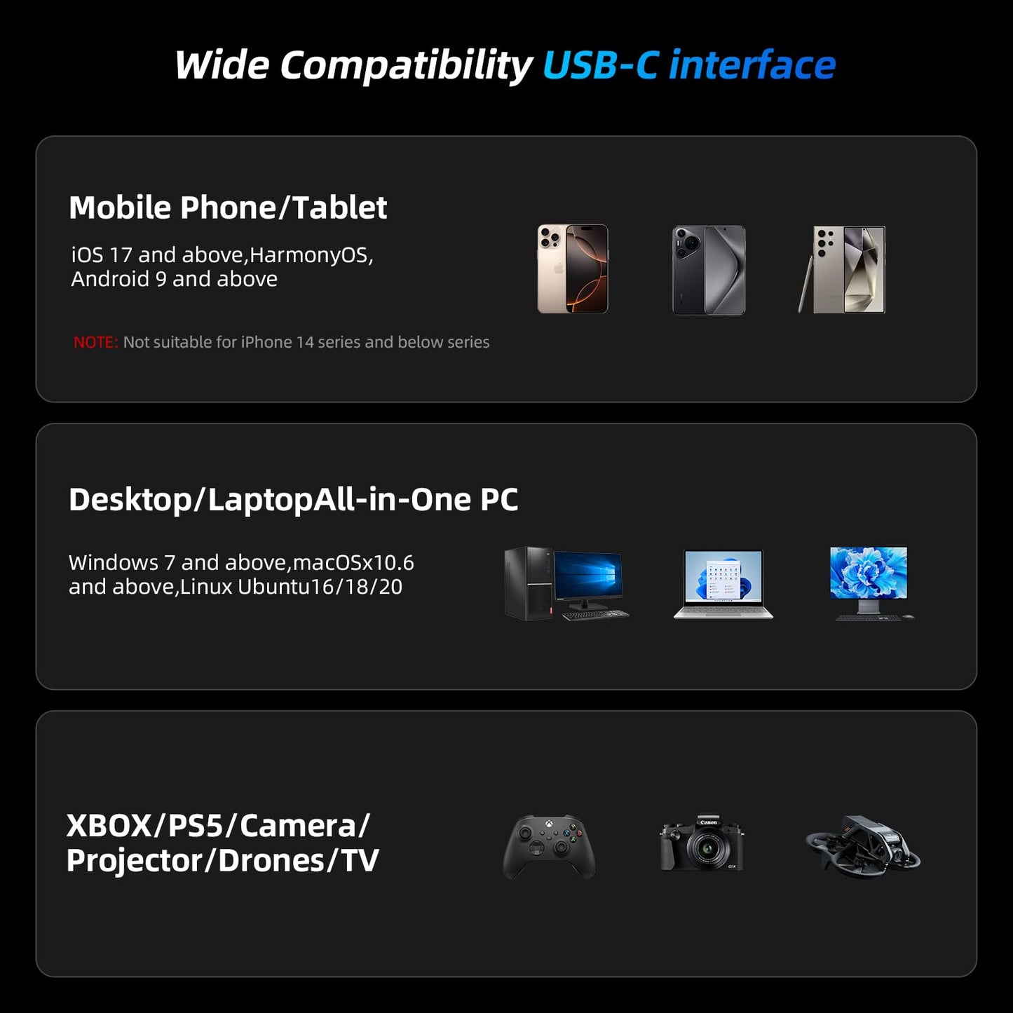 SAN ZANG MASTER Magnetische tragbare Solid-State-Laufwerke: Ultradünnes, tragbares Design für sicheren Halt, einfache Konnektivität und zuverlässige Leistung (1 TB)