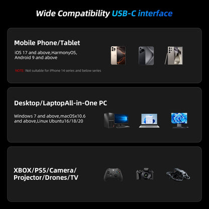 SAN ZANG MASTER Magnetische tragbare Solid-State-Laufwerke: Ultradünnes, tragbares Design für sicheren Halt, einfache Konnektivität und zuverlässige Leistung (1 TB)