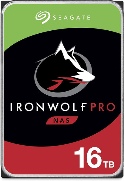 Seagate IronWolf Pro 16 TB NAS – 3,5 Zoll SATA 6 Gbit/s 7200 U/min 256 MB Cache für RAID-Netzwerkspeicher (ST16000NE000) (Generalüberholt) Interne Festplatte