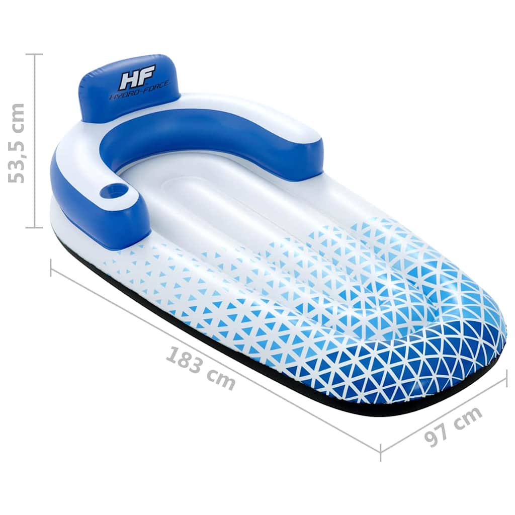 Bestway Hydro Force Matelas Gonflable 183x97 cm Bleu