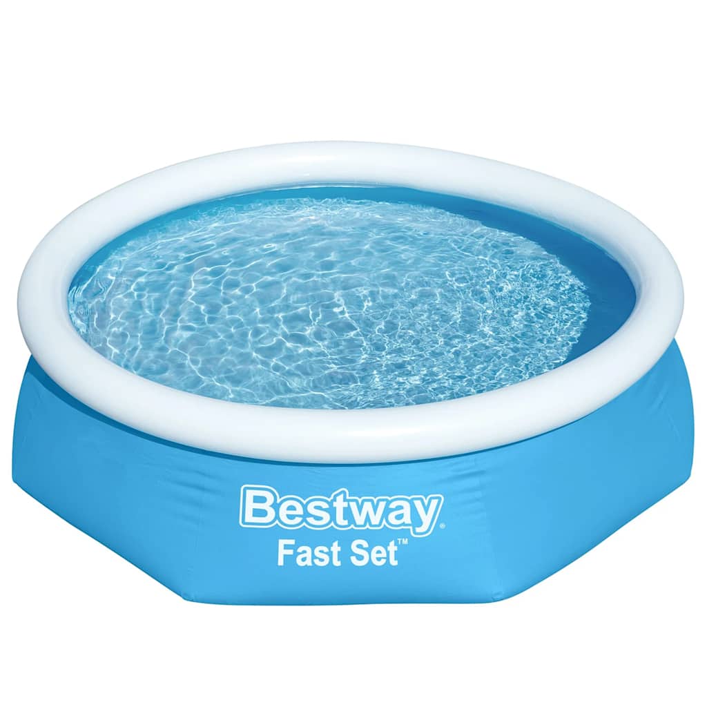 Fast Set Aufblasbarer Swimmingpool Rund 244x61 cm
