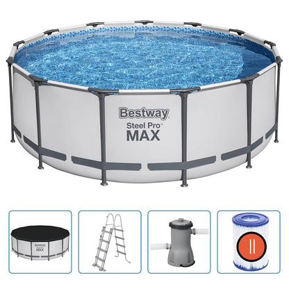 Bestway Steel Pro MAX Rund Pool-Set 396x122 cm