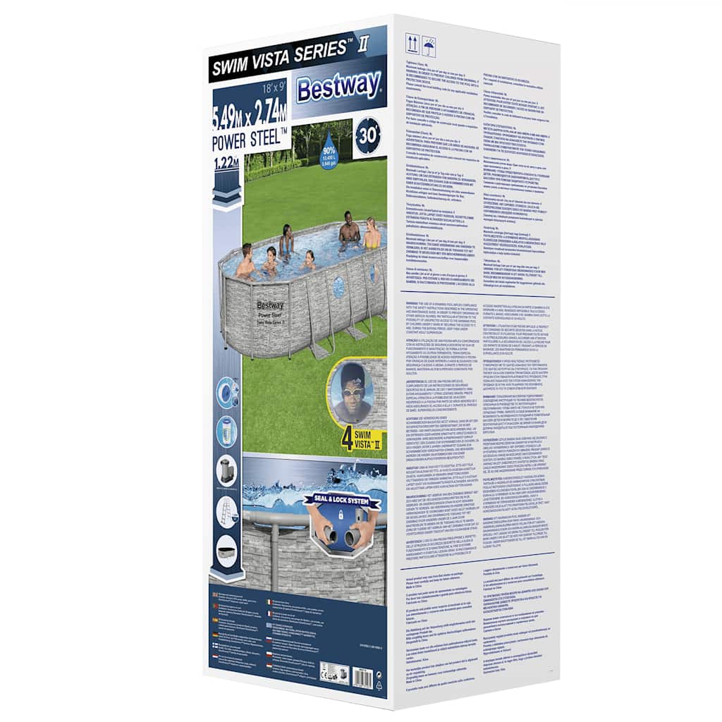 Bestway Power Steel Swim Vista Series Pool Set 549x274x122 cm