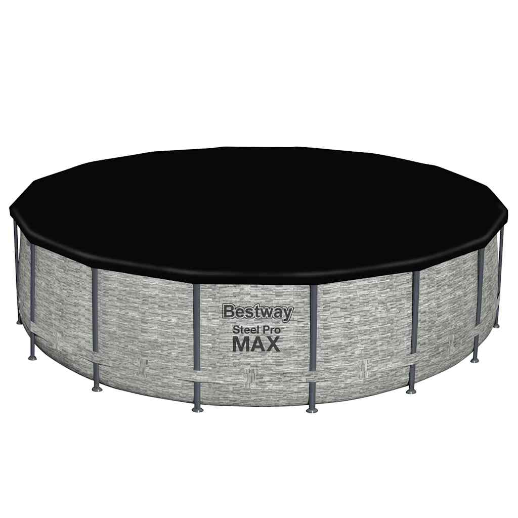 Bestway Power Steel Swimming Pool Rund 488x122 cm