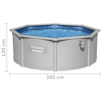 Bestway Hydrium Piscine hors-sol ronde 360x120 cm