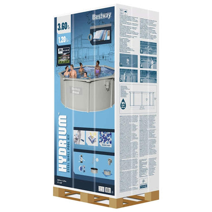 Bestway Hydrium Piscine hors-sol ronde 360x120 cm