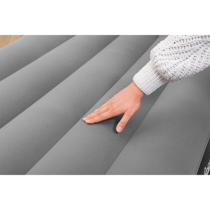 Bestway Luftbett mit Integrierter Luftpumpe Beflockt 191x97x46 cm