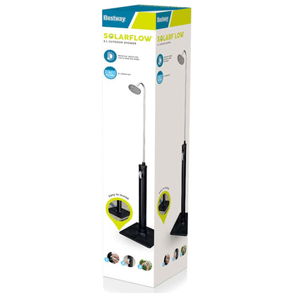 Bestway Gartendusche Solar Flow Schwarz 8 L