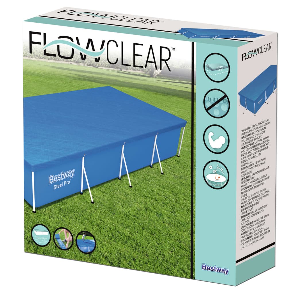 Bâche de piscine Bestway Flowclear 400x211 cm