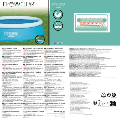 Bestway Solar-Poolabdeckung Flowclear 305 cm