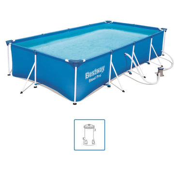 Piscine Bestway Steel Pro rectangulaire 400×211×81 cm 56424