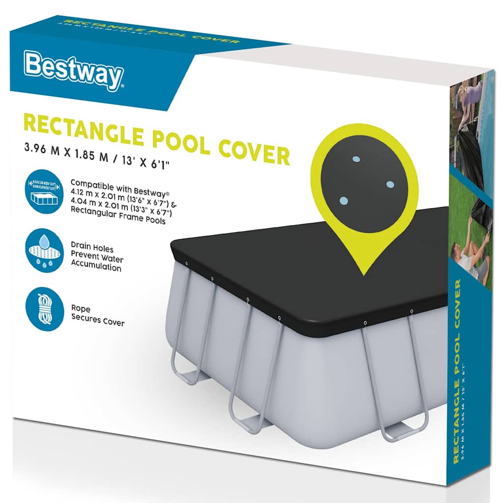 Bâche de protection Bestway Flowclear 404x201 cm