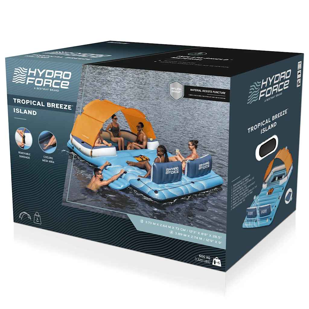 Bestway Tropische Brise Schwimmende Insel 389x274 cm 43105
