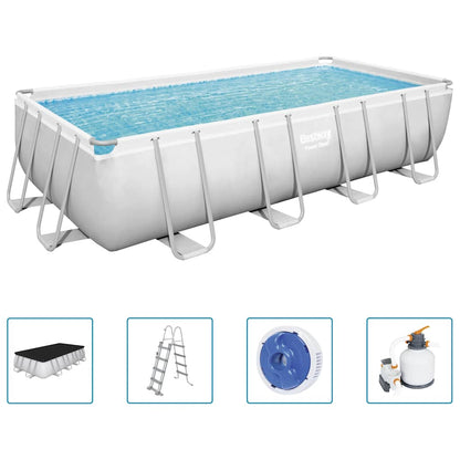 Bestway Power Steel Ensemble de piscine rectangulaire 549x274x122 cm