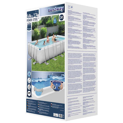 Bestway Power Steel Ensemble de piscine rectangulaire 549x274x122 cm