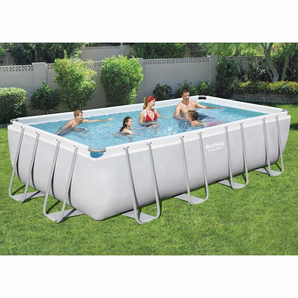 Bestway Power Steel Ensemble de piscine rectangulaire 549x274x122 cm