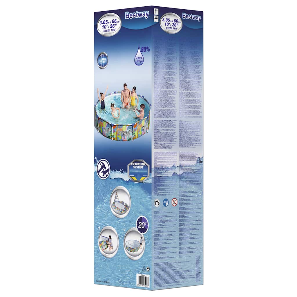 Bestway Pool Steel Pro Rahmen 305×66 cm