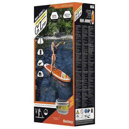 Bestway Hydro-Force Kit de planche de SUP gonflable Aqua Journey 65349