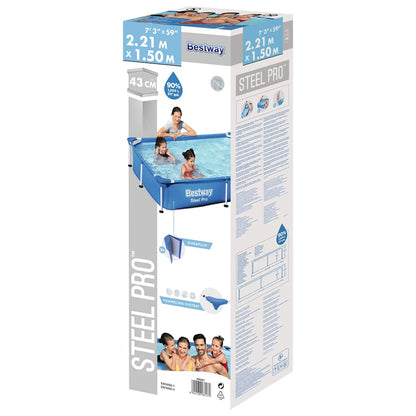 Piscine Bestway Steel Pro 221x150x43 cm