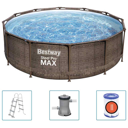 Piscine hors-sol Bestway Steel Pro MAX Deluxe Series Ronde 366x100 cm
