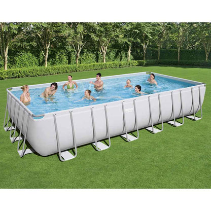 Kit piscine rectangulaire Bestway Power Steel 732x366x132 cm