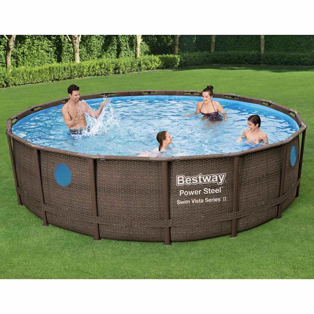 Power Steel Swimmingpool-Set 488x122 cm