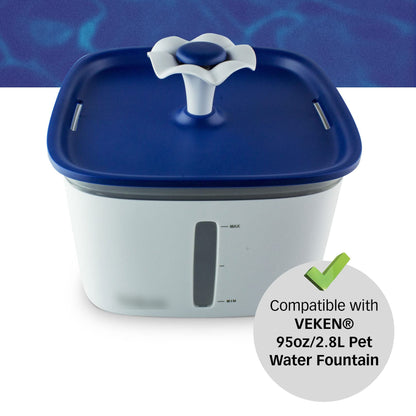 PET STANDARD Wasserfilter, kompatibel mit VEKEN® 95oz/2,8L Trinkbrunnen, 12er-Packung