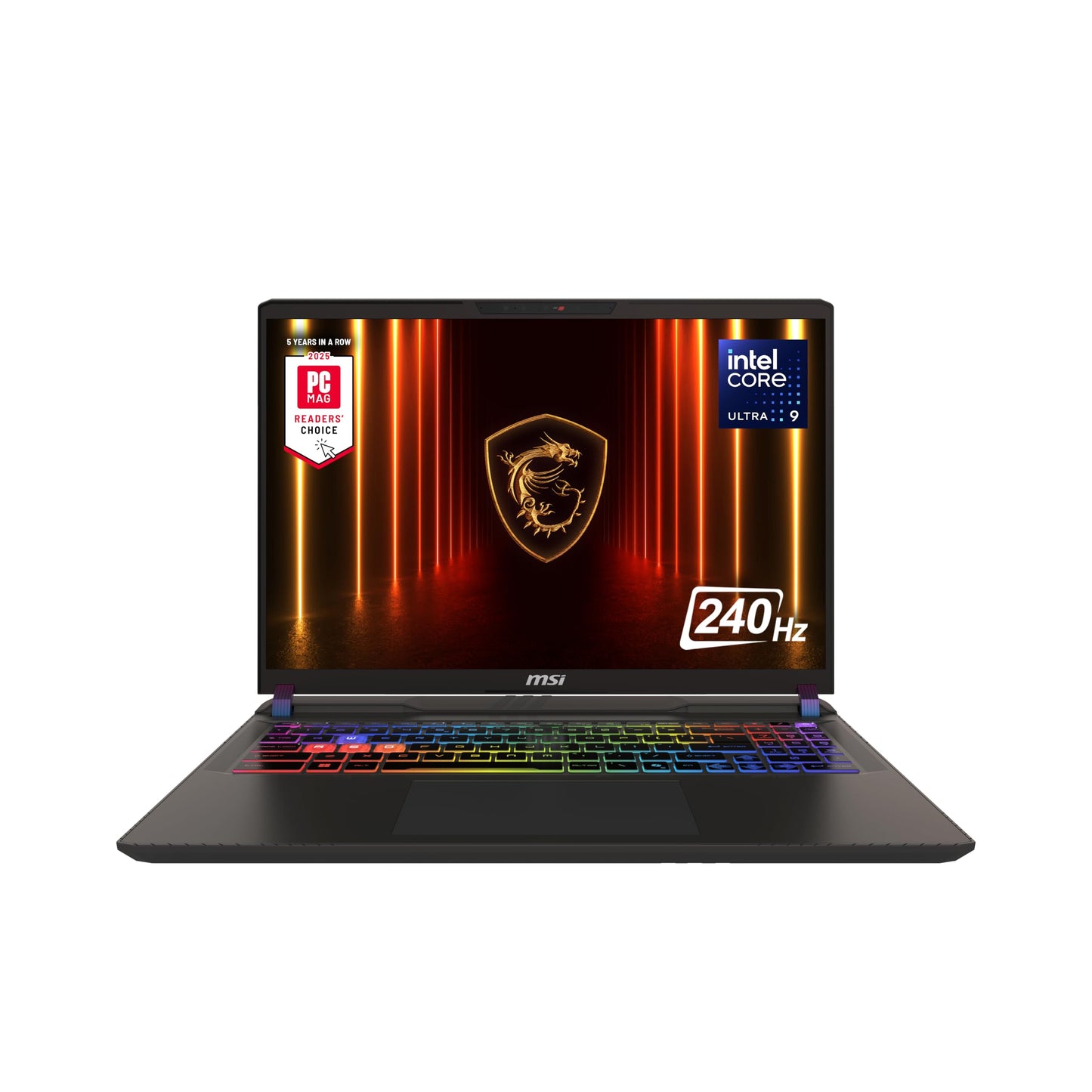 MSI Vector 16 HX AI 16" 240Hz QHD+ Gaming-Laptop: Intel Core Ultra 9-275HX, NVIDIA GeForce RTX 5070Ti, 16 GB DDR5, 1 TB NVMe SSD, Thunderbolt 5, Wi-Fi 7, Windows 11 Home: Cosmo Gray A2XWHG-211US
