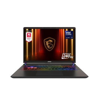 MSI Vector 16 HX AI 16" 240Hz QHD+ Gaming-Laptop: Intel Core Ultra 9-275HX, NVIDIA GeForce RTX 5070Ti, 16 GB DDR5, 1 TB NVMe SSD, Thunderbolt 5, Wi-Fi 7, Windows 11 Home: Cosmo Gray A2XWHG-211US