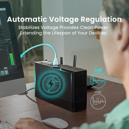 SKE SMART KEY ENERGY SKE 425VA/240W USV-Batterie-Backup Überspannungsschutz für Computer USV-Batterie-Backup Unterbrechungsfreie Stromversorgung…, VL425