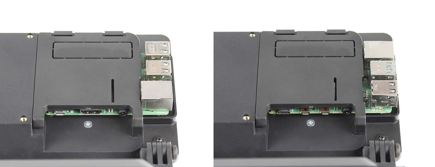 SmartiPi Touch 2 – Gehäuse für das offizielle 7-Zoll-Touchscreen-Display des Raspberry Pi – mit Lüfter