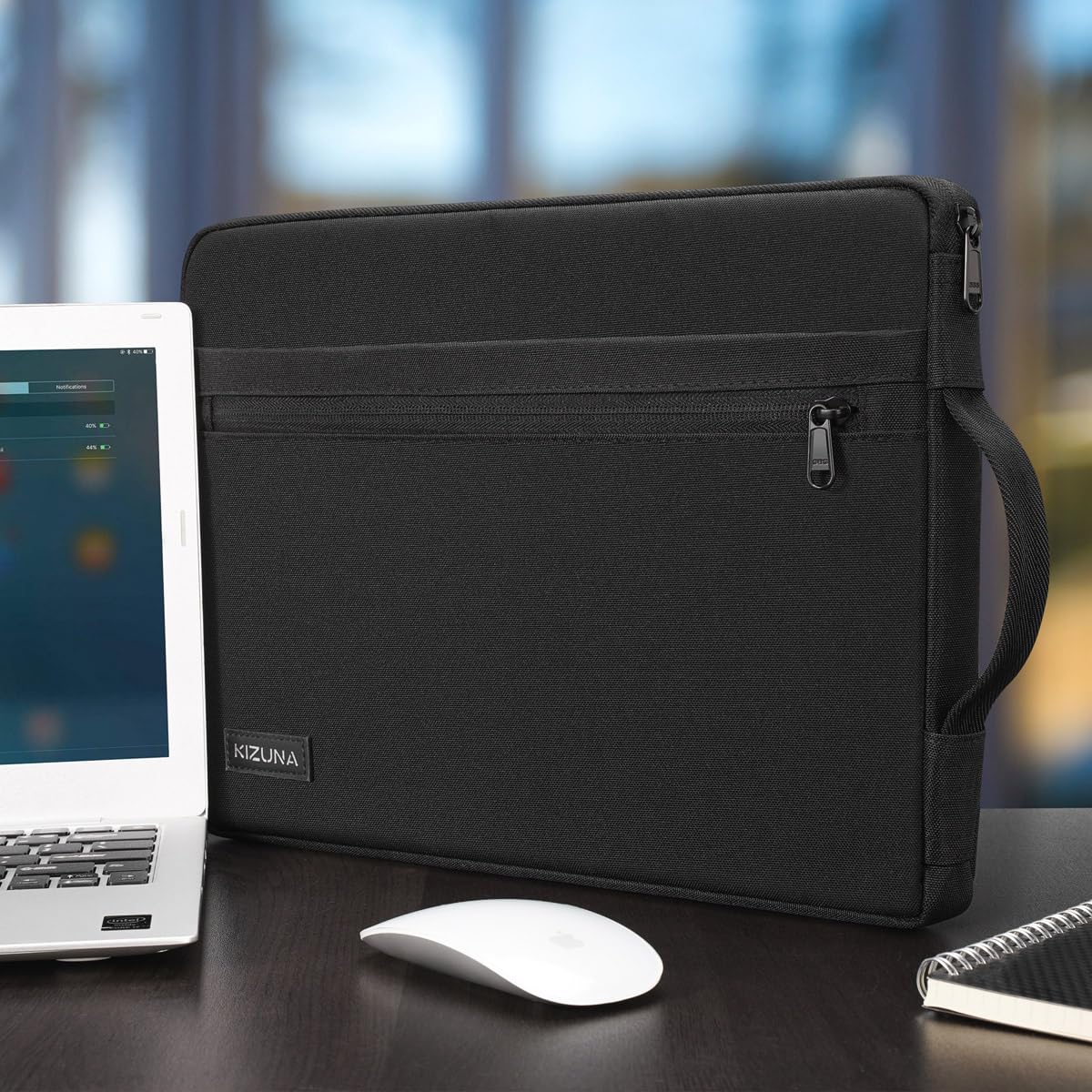 KIZUNA Laptop Sleeve 17 Inch Water-Resistant Computer Case Hand Bag for 17.3" Lenovo Legion 5/5i/Dell G7 17/IdeaPad L340/ HP Gaming Pavilion 17/Envy Laptop 17/Acer Chromebook 317/Asus,Black