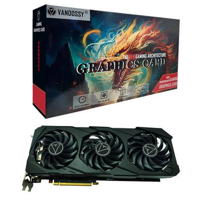 Radeon RX 5700 XT Grafikkarte, 8 GB GDDR6 256-Bit RDNA Architektur 1755/1905 MHz (Basis-/Boost-Takt) DirectX 12 HDMI DP PCIe 4.0 2K PC-Gaming-Grafikkarte für Büroanwendungen (RX 5700 XT - Triple Fan)