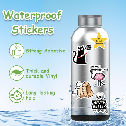 Aowplc 50 Stück Krankenschwester-Aufkleber, Vinyl-Aufkleber für Laptops und Wasserflaschen, Pflegeaccessoires für den Beruf 