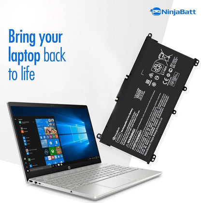 NinjaBatt HT03XL Akku für HP L11119-855 HW03XL Pavilion 15-DB Serie 14M-DH0003DX 14M-DH1003DX 15T-CS200 15-DY0013DX 15-DY1023DX 15-DY1751MS 15-CS3073CL