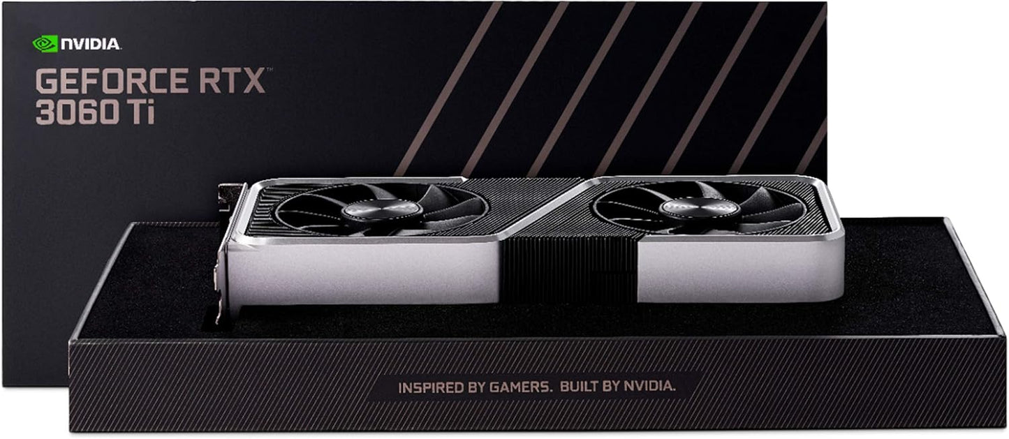 NVIDIA GeForce RTX 3060 Ti Founders Edition 8GB GDDR6 PCI Express 4.0 Grafikkarte (Generalüberholt) 
