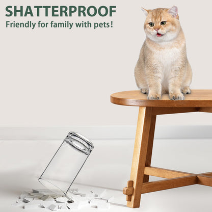 RÉALWÁY Bruchsichere Trinkgläser aus Kunststoff, 6er-Set, 500 ml, transparente, unzerbrechliche Becher für Küche, Pool und Terrasse – BPA-frei, spülmaschinenfest, Acrylbecher in Glasoptik.