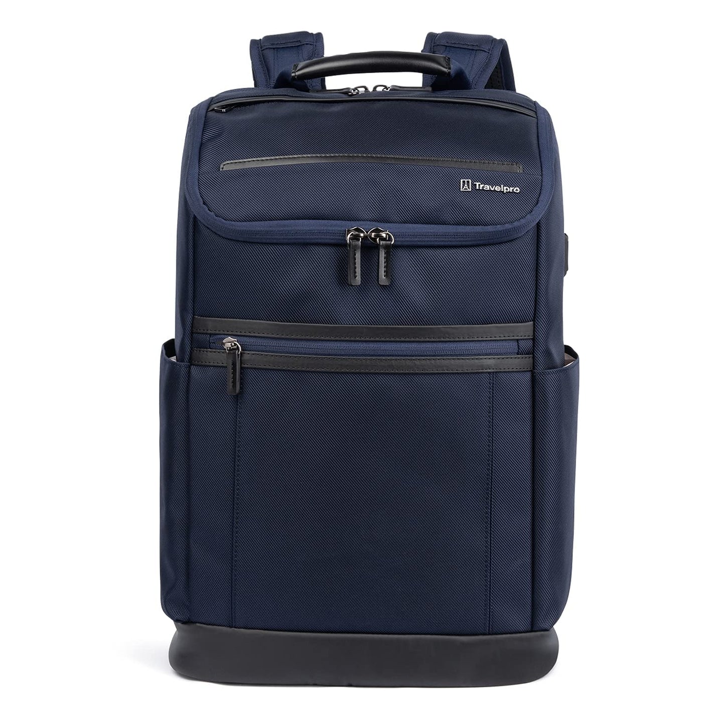 Travelpro Crew Executive Choice 3 Medium Top Load Rucksack, geeignet für Laptops und Tablets bis 15,6 Zoll, USB-A- und USB-C-Anschlüsse, Damen- und Herrenmodell, Jet Black 