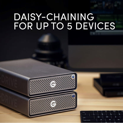 SanDisk Professional 4 TB G-Drive PRO, Desktop-Festplatte der Enterprise-Klasse, Thunderbolt 3 (20 Gbit/s), USB-C (5 Gbit/s), 7200 U/min Ultrastar-Laufwerk 