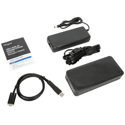 Targus USB-C Dockingstation Universal DV4K, USB-C Laptop-Dockingstation mit zwei Monitoren und 2 HDMI-Anschlüssen, inklusive Legacy Host Power Kit, kompatibel mit Betriebssystemen wie Windows, Mac, Android und iOS (DOCK182USZ)