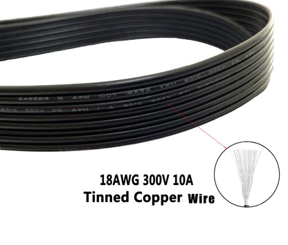 PCIe-Kabel für Corsair, 25 Zoll langes 8-Pin-Netzteilstecker-auf-6+2-Pin-Grafikkartenstecker-Stromkabel für Thermaltake, ARESGAME modulares Netzteil (Schwarz) 