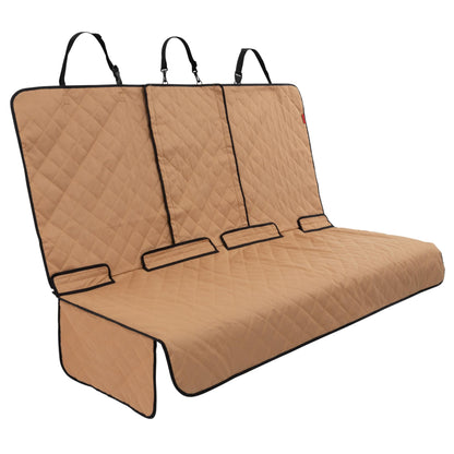 Lusso Gear Autositzbezug für Hunde – Wasserdichter, rutschfester Rücksitzschutz – Rücksitzbezug für Hunde – Universell passend für Limousinen, LKWs und SUVs – Kratzfester Rücksitzbezug – Maschinenwaschbar 