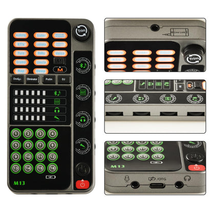 Tragbarer Stimmverzerrer, Handmikrofon-Stimmmodulator für Gaming-Aufnahmen mit 16 Soundeffekten, Mini-Stimmverfremder für Live-Übertragungen auf Mobiltelefonen, Computern, PS4, PS5 und Xbox One.