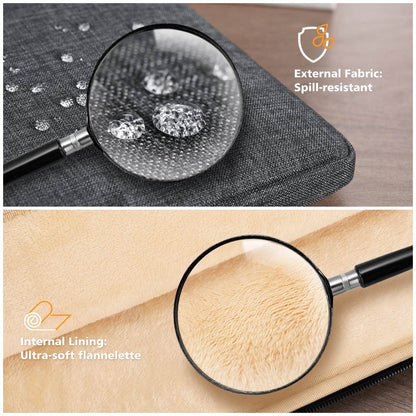 KIZUNA Laptop Sleeve 17 Inch Water-Resistant Computer Case Hand Bag for 17.3" Lenovo Legion 5/5i/Dell G7 17/IdeaPad L340/ HP Gaming Pavilion 17/Envy Laptop 17/Acer Chromebook 317/Asus,Black