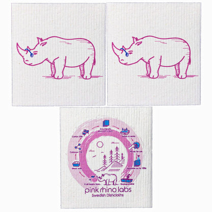 Schwedische Geschirrtücher – Umweltfreundliche, wiederverwendbare Küchentücher – 10er-Pack Reinigungstücher für Geschirr, Arbeitsflächen und Oberflächen – Super saugfähig, kompostierbar, Zero-Waste-Alternative