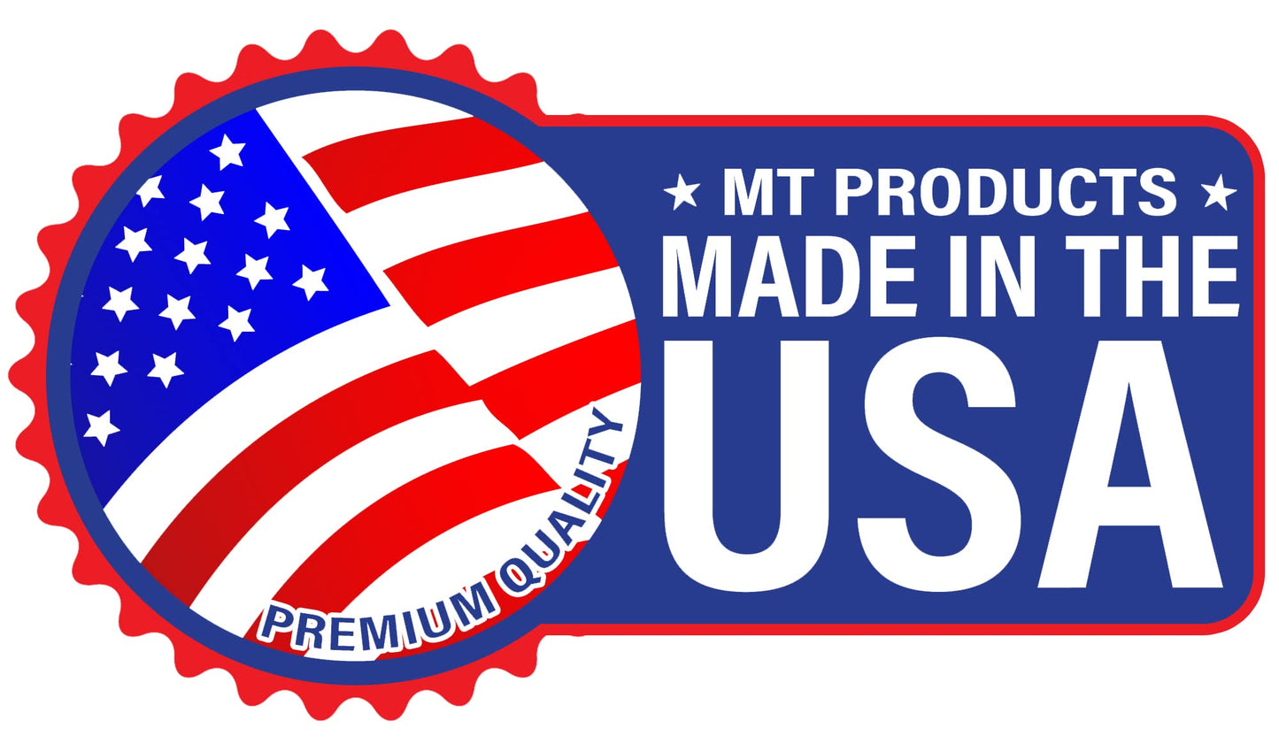 MT Products Saftflaschen aus transparentem PET-Kunststoff, 1,9 Liter (64 oz) – Leerbehälter mit Originalitätsverschluss (4er-Set) – Hergestellt in den USA